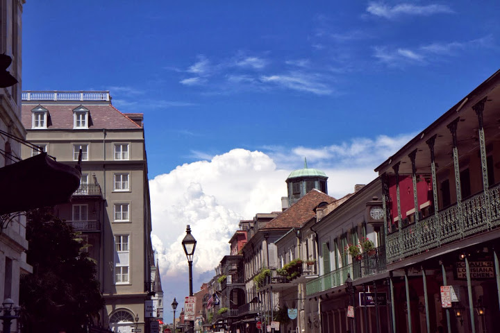 The actual color (and inspiring magic) of a New Orleans sky on a sunny, pristine day