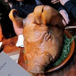 the pig's head