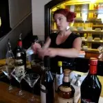Kelli makes Saratogas during SF Cocktail Week
