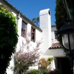 Carmel Coffee House courtyard