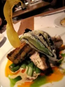 house Seared Abalone at the house