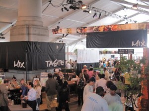 Union Square transformed into the Grand Tasting Tent