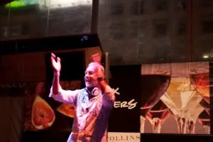 Chef DJ Hubert Keller rocks the crowd