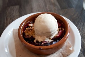 Strawberry Fig Crumble at Starbelly