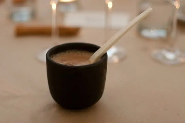 Magnolia's Dark Star Mild beer (burnt coffee notes) with Recchiuti's Dark Chocolate Ice Cream