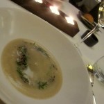 Sunchoke-Buttermilk Soup at Coi