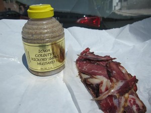 Unbelievably good jerky & Iowa mustard from Paulina's