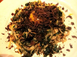 Egg yolk pasta at Incanto