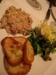 Tartare de Boeuf at Grand Cafe