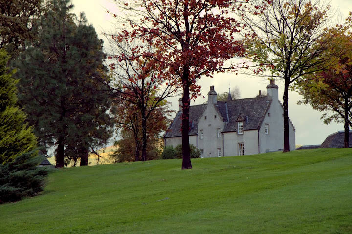 Dramatically beautiful Easter Elchies house on the Macallan grounds where I stayed in Speyside