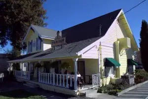 Parish Cafe's cheery, yellow cottage