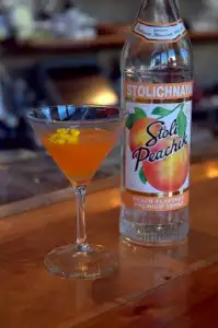 Slummin' it w/ Stoli Peach
