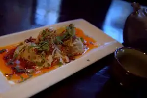 Dumplings - the one strong dish at Chinois