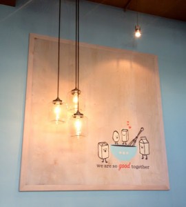 Flour+Co's cheery interior