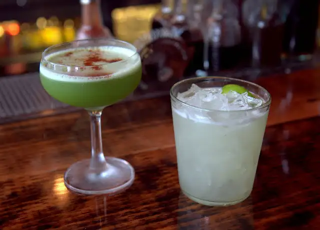 Vibrant cocktails at Padrecito