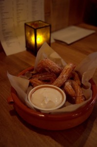 Crispy, warm churros
