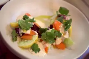 Artful salad at Mill Valley Beerworks