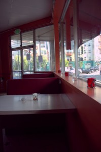 Humble setting, elegant food