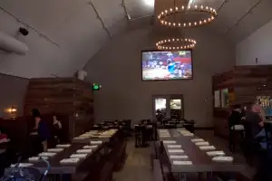 Steins beer hall setting