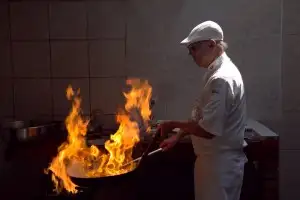 One of the best meals of my life: Javier Wong over his wok at Chez Wong
