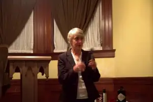 Charming, soft-spoken, witty Lesley Gracie