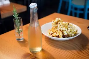 Bottled cocktails & bacon popcorn