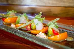 Heirloom tomatoes & albacore tuna
