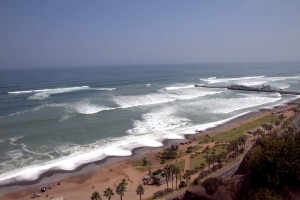 The Lima coast