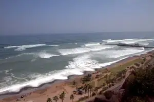 The Lima coast