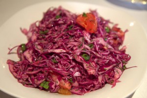 Red cabbage salad