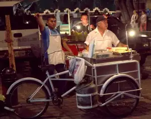 Late night street carts