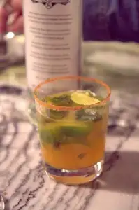 Mezcal cocktails at Quintonil