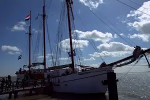 Sailing with Bols Genever to the fishing village of Marken