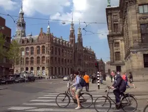 Bustling Amsterdam