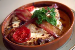 Decadent, delicious Hot Brown