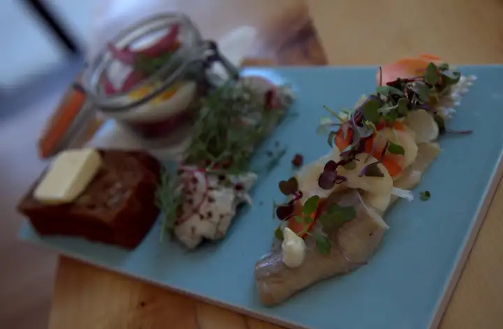 Herring platter at Aamann's Copenhagen