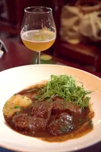 Beer & stew at Cambrinus