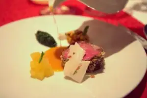Hunter spice-crusted lamb