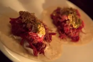 Pastrami tacos