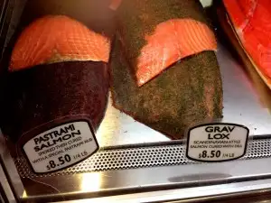 Pastrami or dill lox
