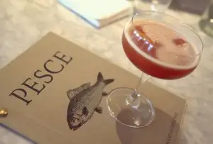 Cocktails at Pesce's bar