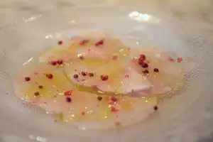 Hamachi crudo