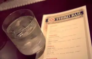 Spotlight: manzanilla sherry, pear eau de vie, Domaine du Canton ginger liqueur, celery bitters