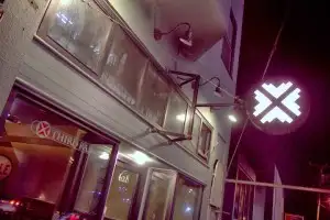 Third Rail's railway-themed signage