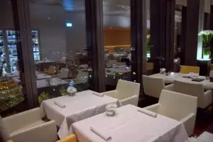 Striking views over Zurich from our table