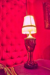 Bordello-esque red room