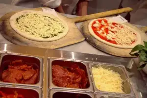 BUILD's pizza bar