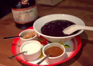 Black bean dessert