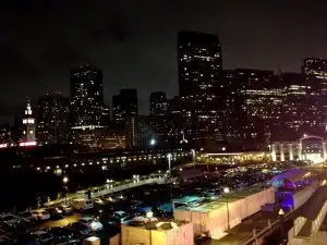 City-facing view from the deck of SF Belle