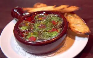 Urchin Bistrot's mussels served escargot-style